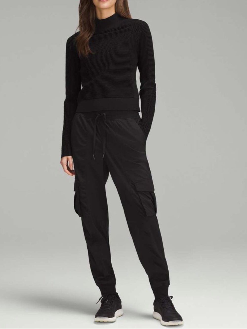 Lululemon Dance Studio Relaxed-Fit Mid-Rise Cargo Jogger Black XS